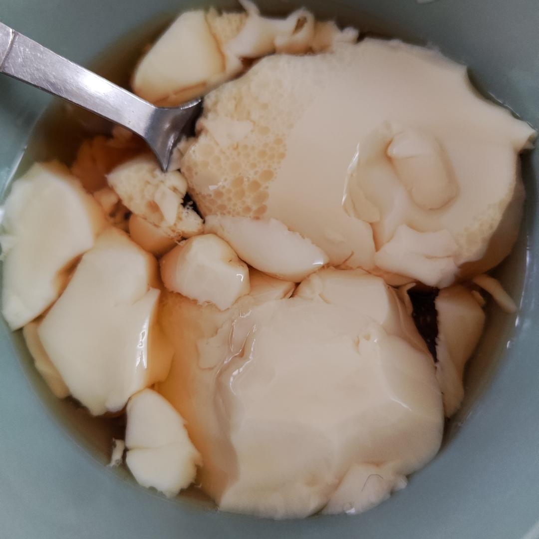 💞家常豆腐脑（缺了根油条😂）