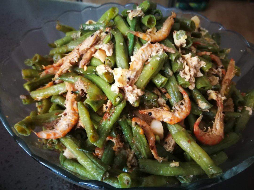 大虾烧豆角