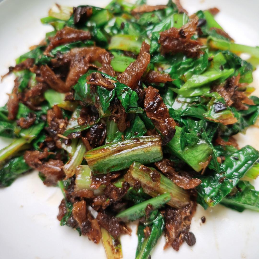 豆豉鲮鱼油麦菜