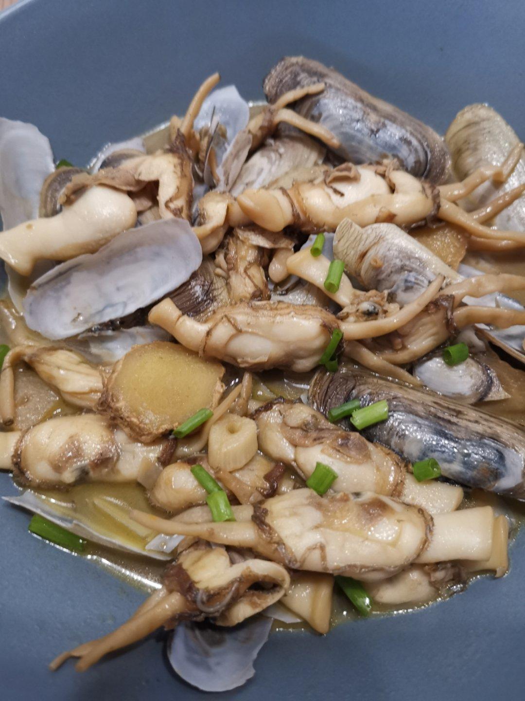 葱油蛏子