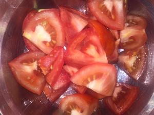 果蔬面－番茄猪肝面的做法 步骤3
