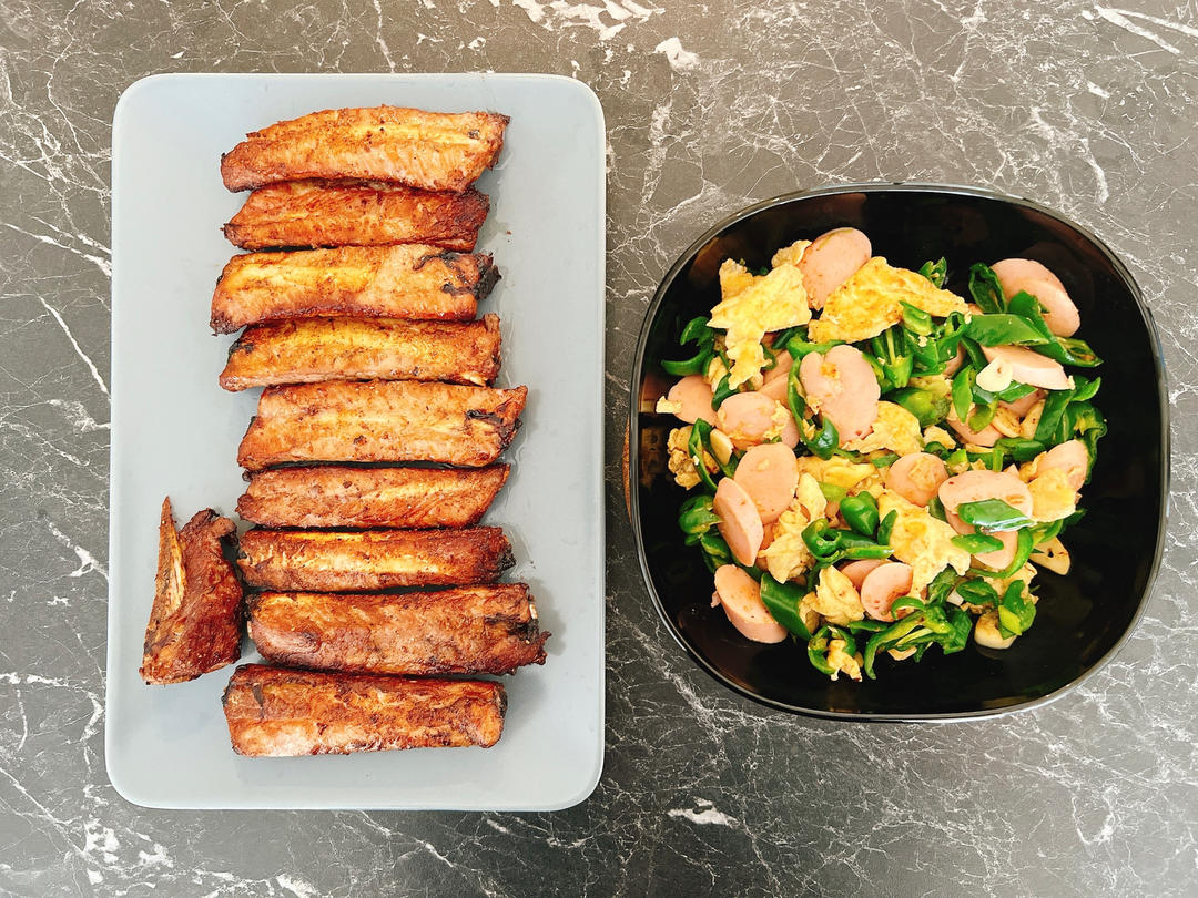 零失败🔥巨好吃又下饭的青椒火腿肠炒鸡蛋🔥