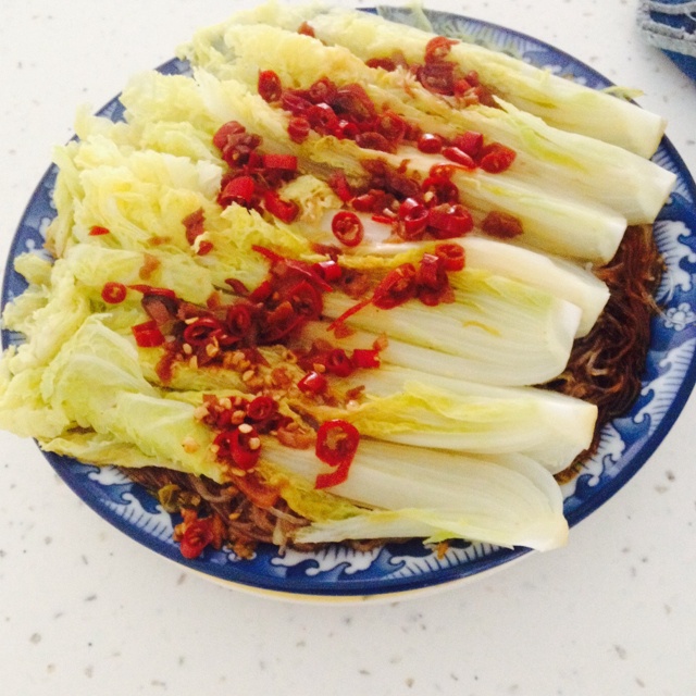 蒜蓉粉丝娃娃菜