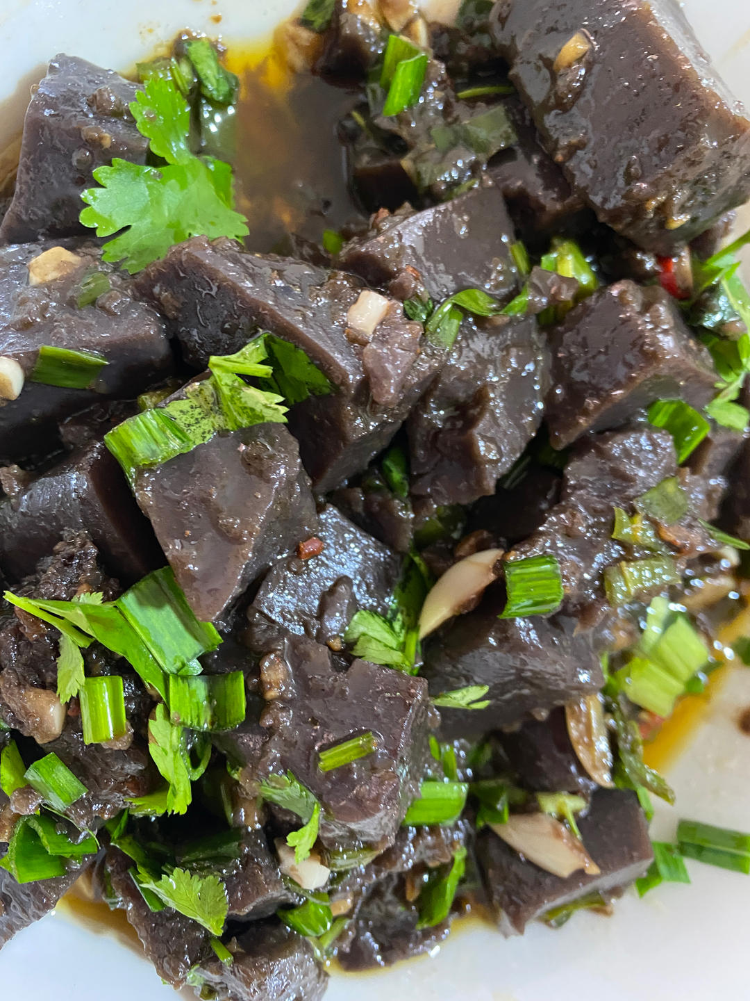 凉拌橡子豆腐