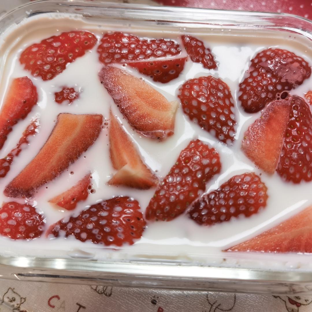 一次就能成功的草莓果冻🍓