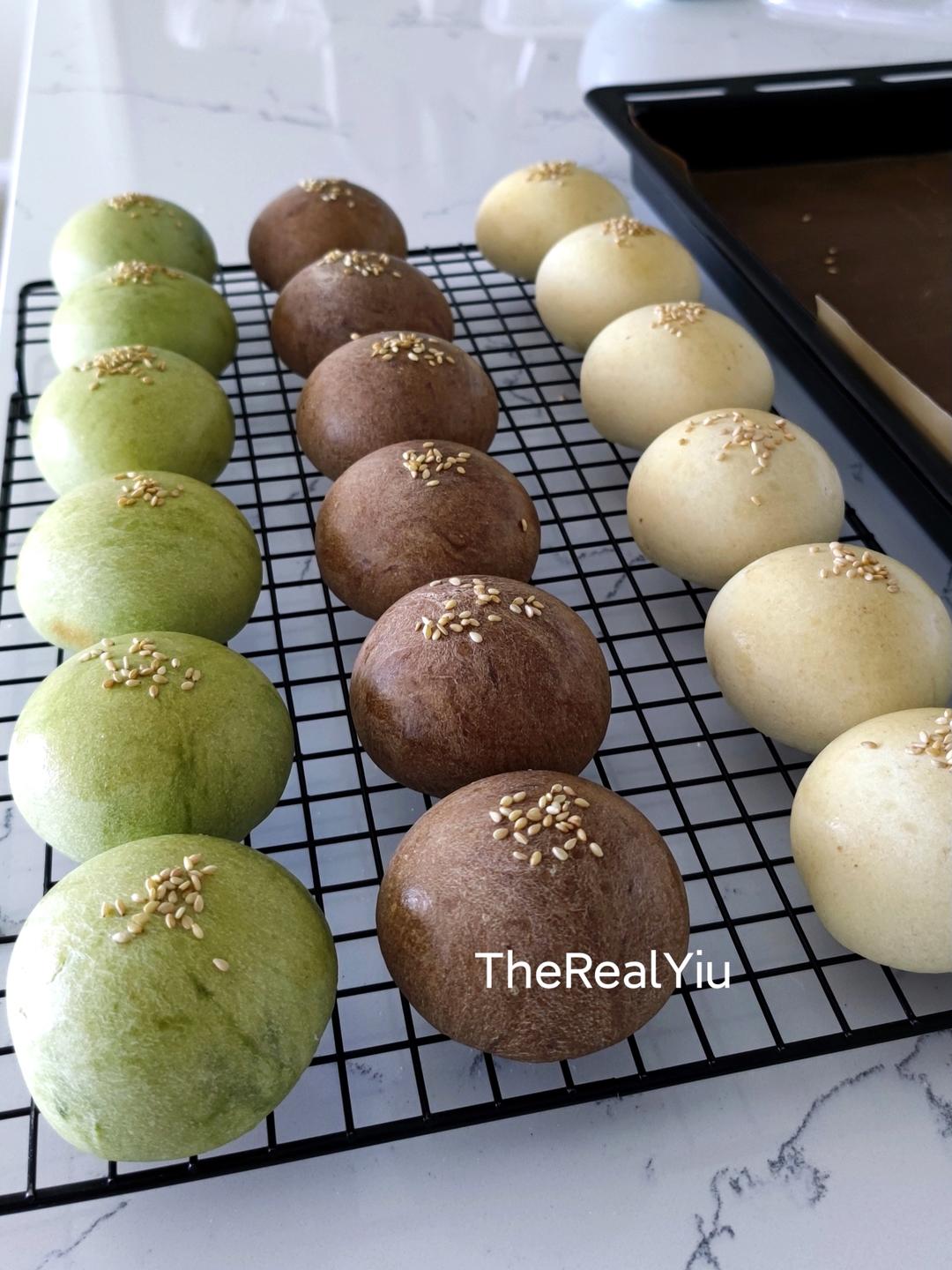 🥮一次学会6种奶黄馅｜原味｜伯爵茶｜金沙｜抹茶｜可可｜摩卡（消耗奶油）