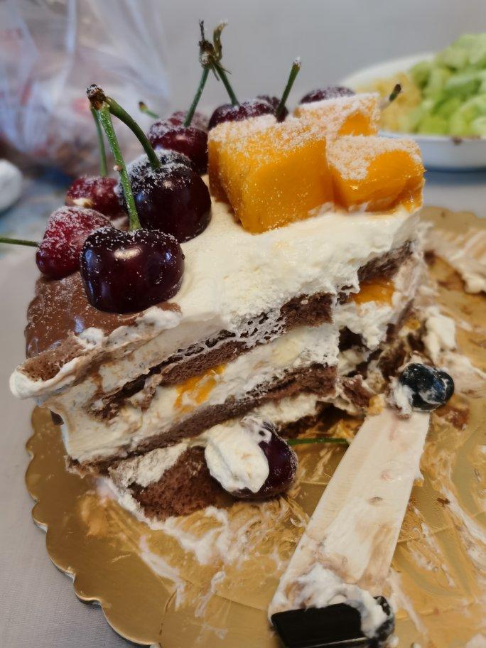 8寸可可戚风蛋糕