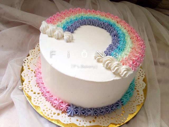 详细的裱花教程--彩虹蛋糕的做法
