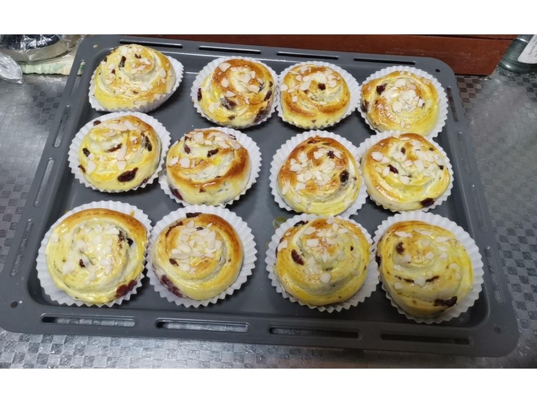 蔓越莓奶酪卷（爱和自由）