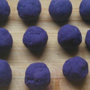 奶香紫薯酥的做法 步骤3