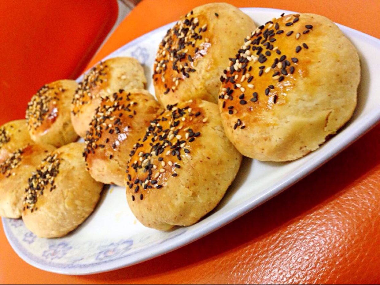 酥皮绿豆饼