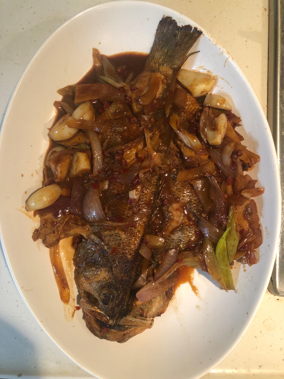 超快手超下饭的干烧鲈鱼 学不会你打我