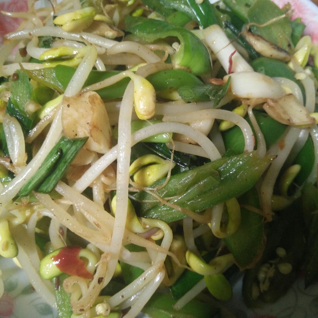 清炒豆芽