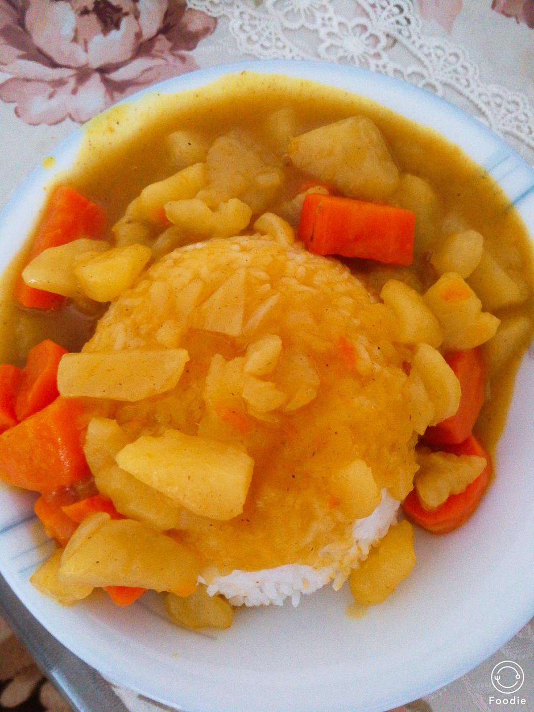 基础版土豆咖喱饭