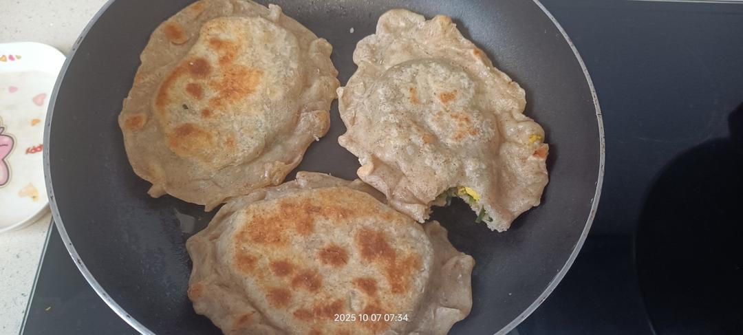 经典传统薄脆韭菜饼