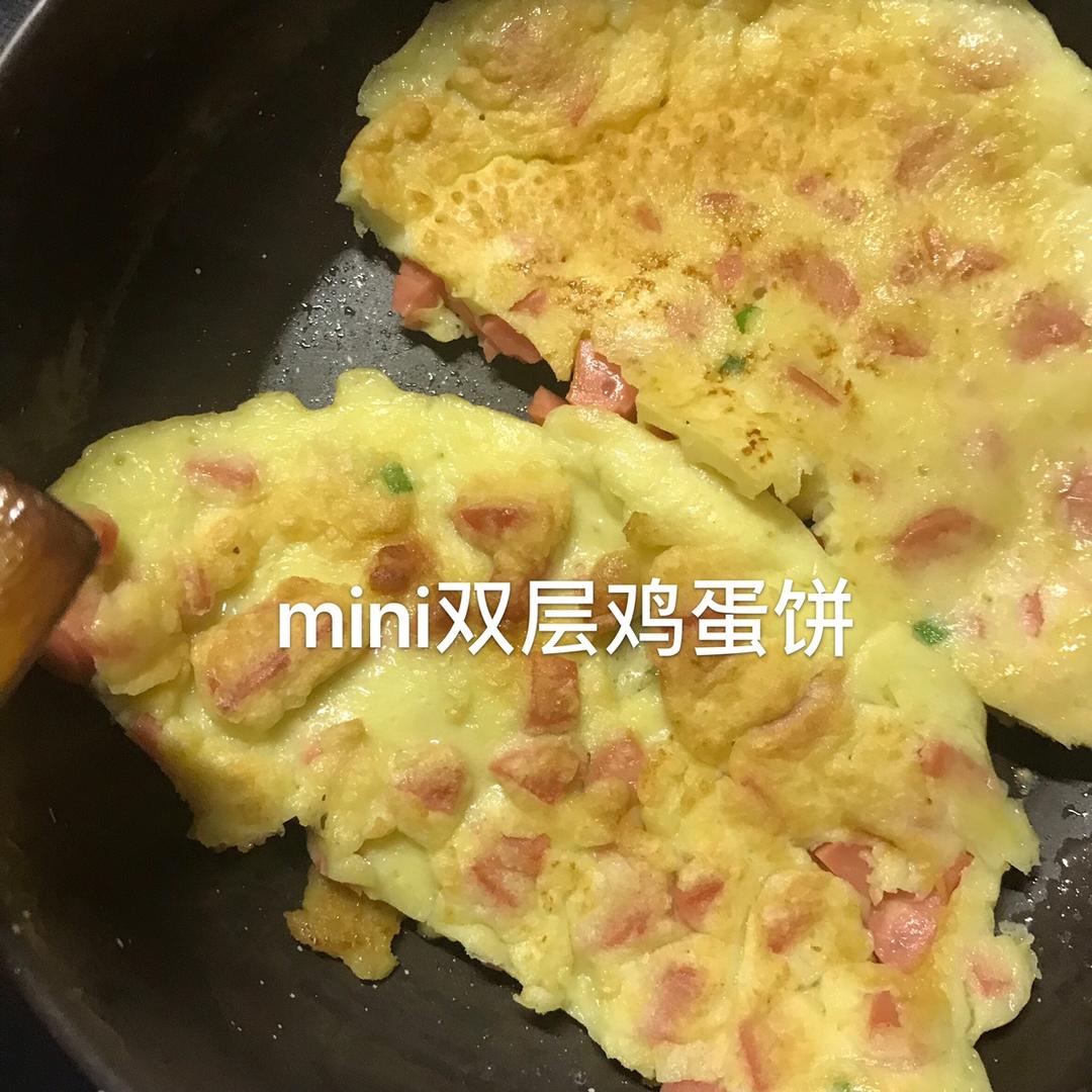 火腿肠葱花鸡蛋饼