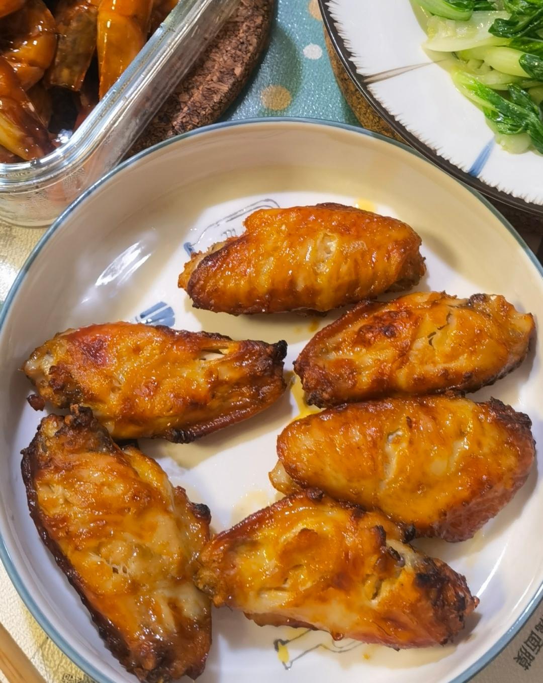 无油！空气炸锅烤鸡翅