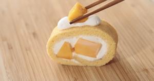 日本烘培人气博主的芒果蛋糕卷的做法 步骤23