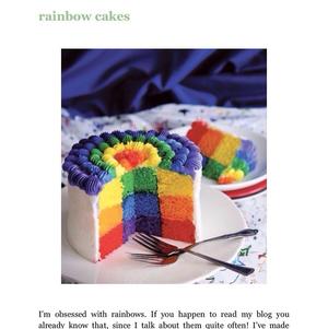 彩虹3D立体爱心蛋糕的做法 步骤24