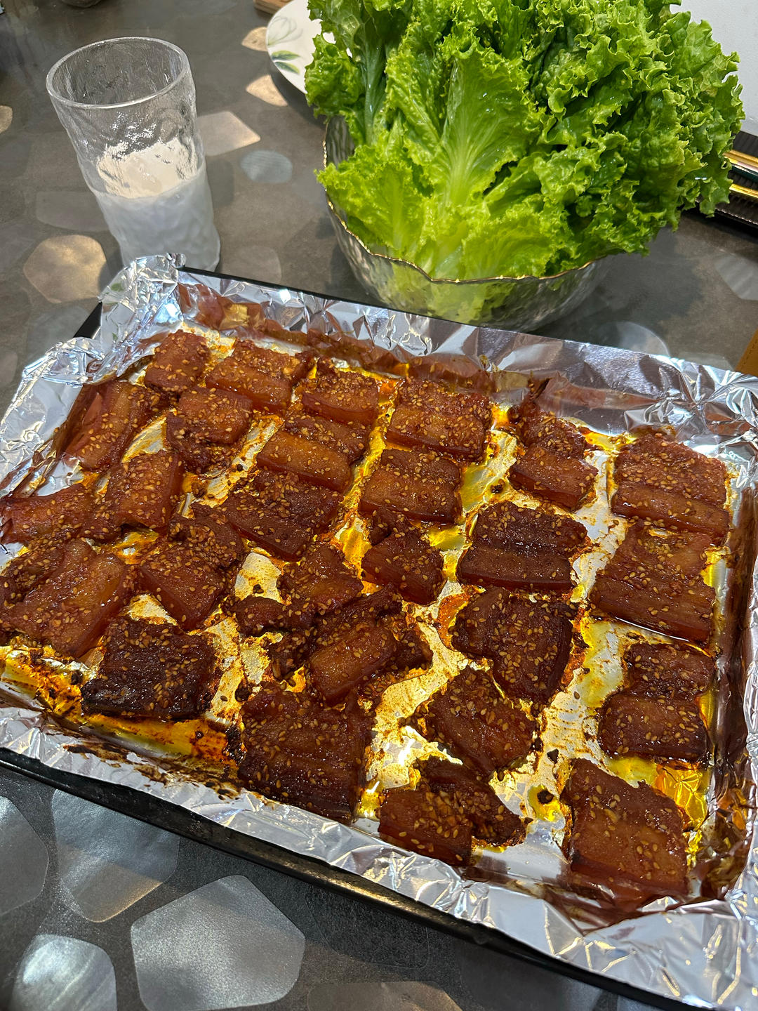 韩式烤肉，辣酱五花肉，减肥人群甚入，辣烤五花肉