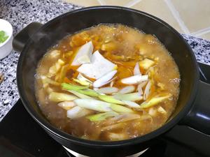 海鲜蔬菜年糕拉面锅的做法 步骤13