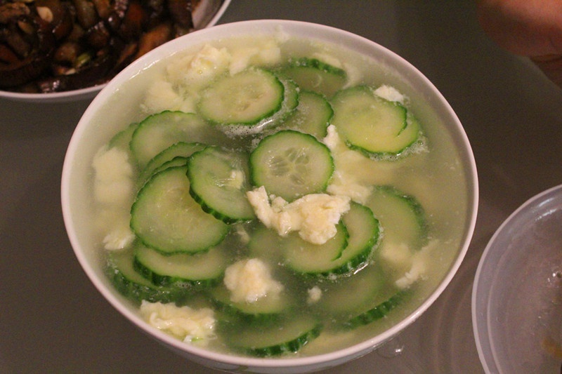 黄瓜鸡蛋汤