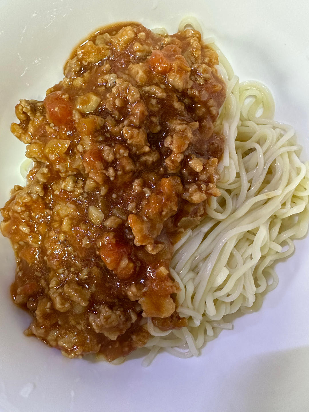 番茄肉酱拌面