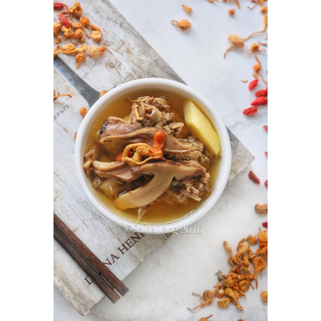 杨师奶100道汤之松茸淮山虫草花鸭汤