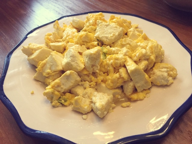 小素菜--鸡刨豆腐