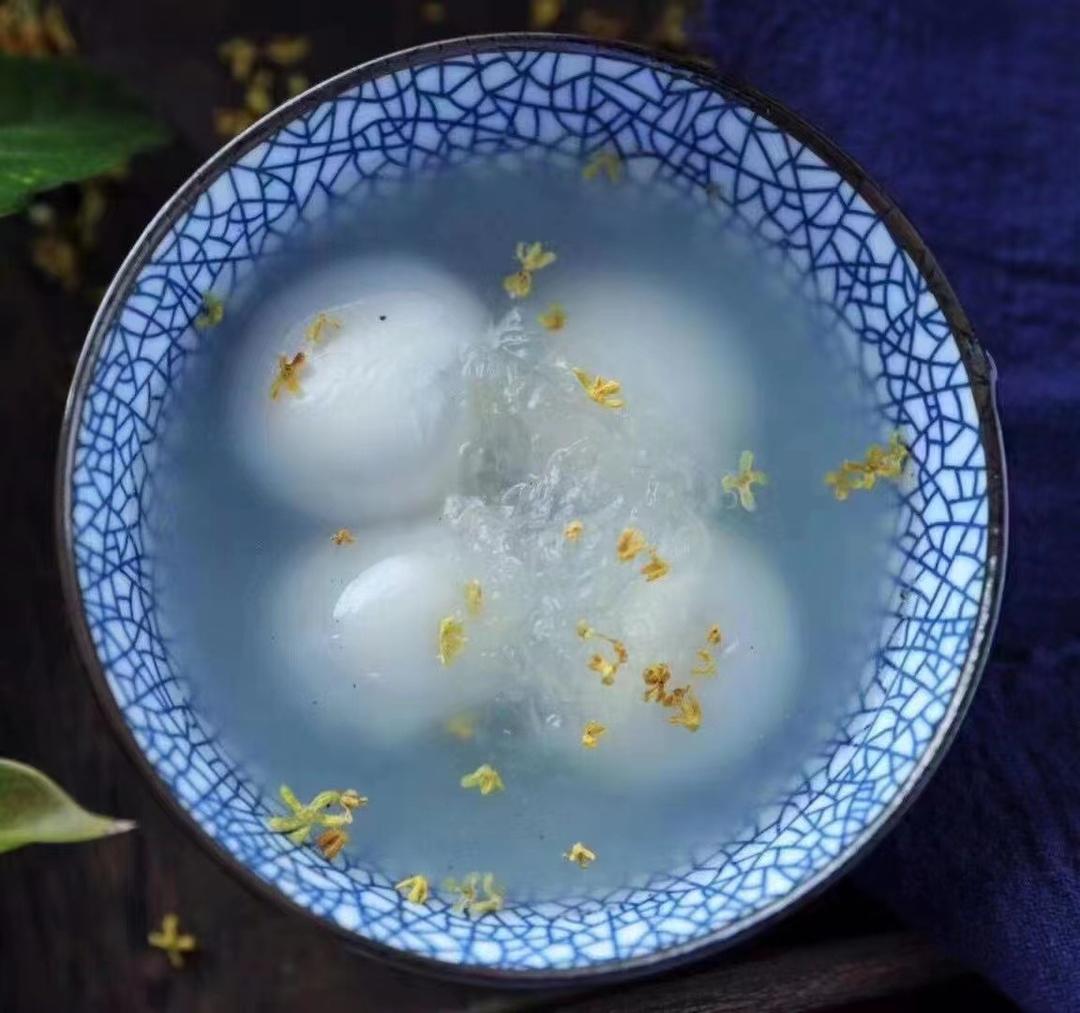 秋季滋阴润肺燕窝桂花汤圆吖
