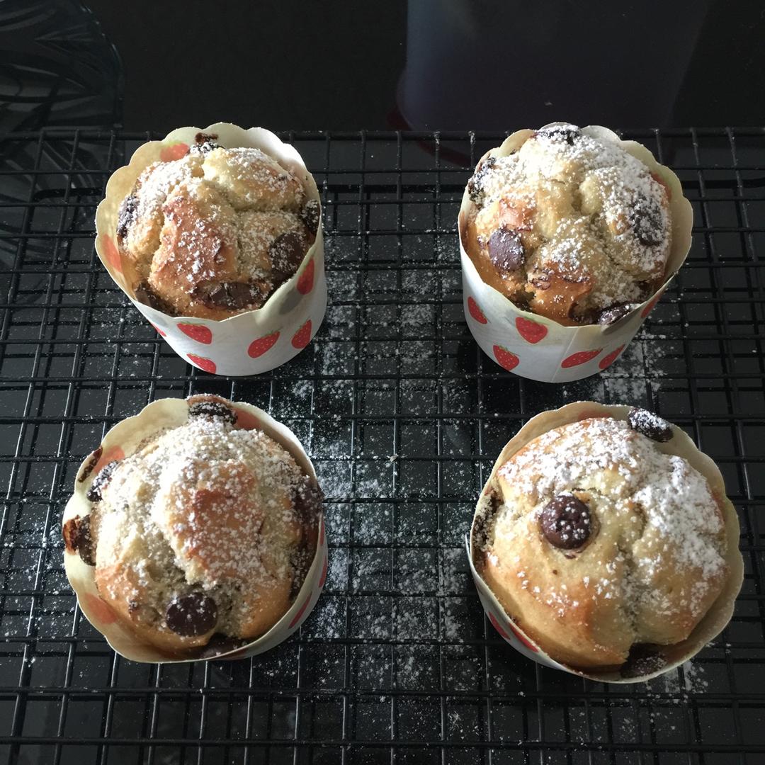 超简单的香蕉巧克力马芬《消灭香蕉》