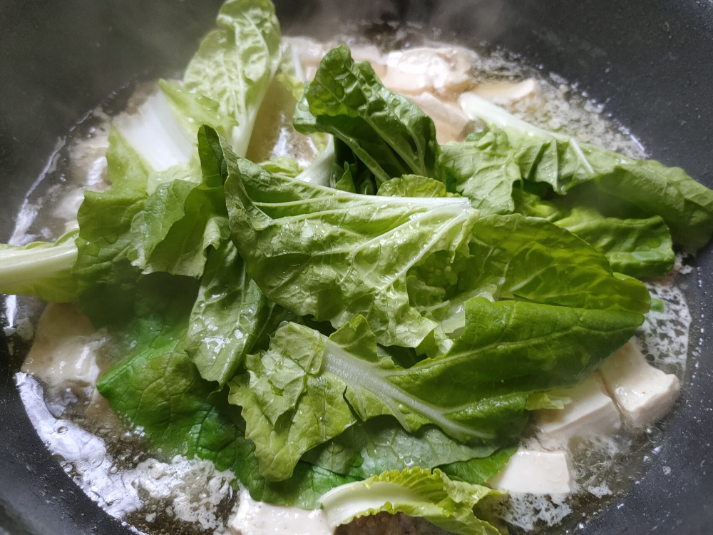 青菜豆腐肉丸汤的做法 步骤9
