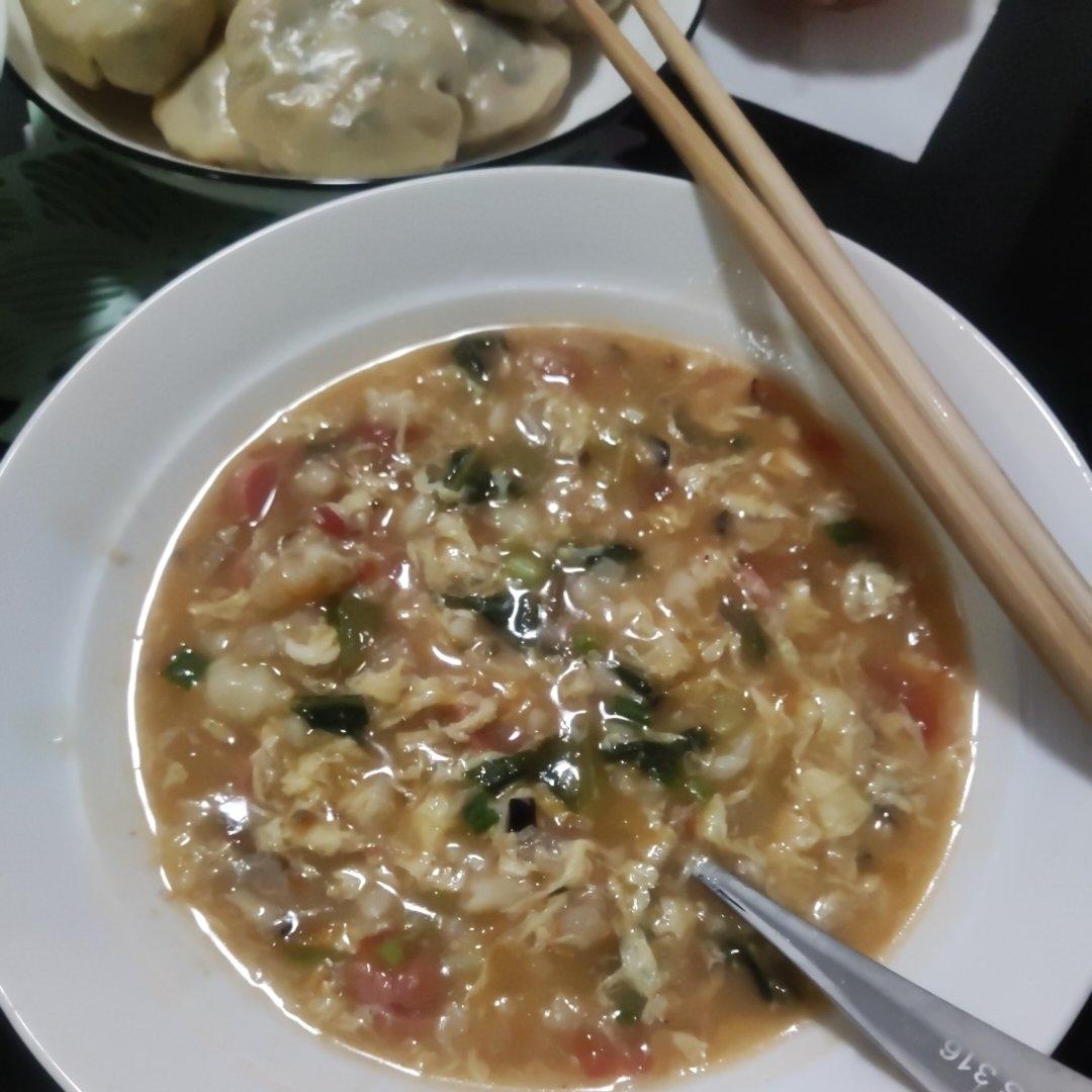简单早餐-疙瘩汤