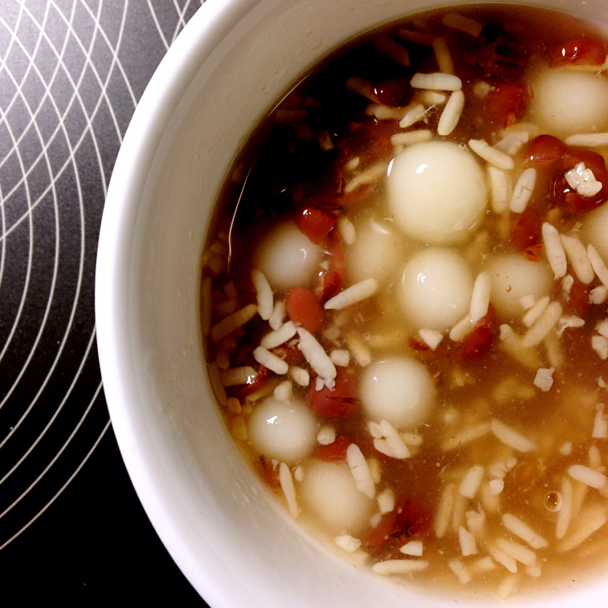 红豆酒酿小圆子