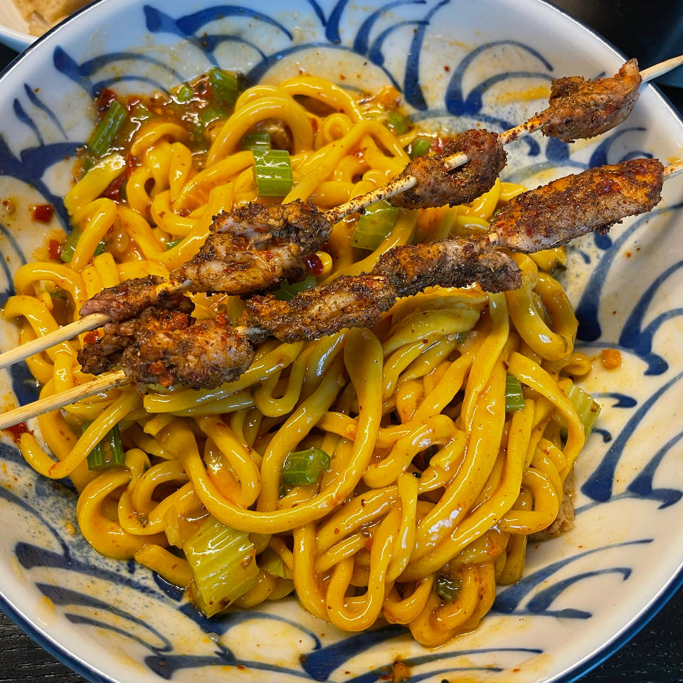 少吃点好不好做的新疆黄面昌吉版带卤汁