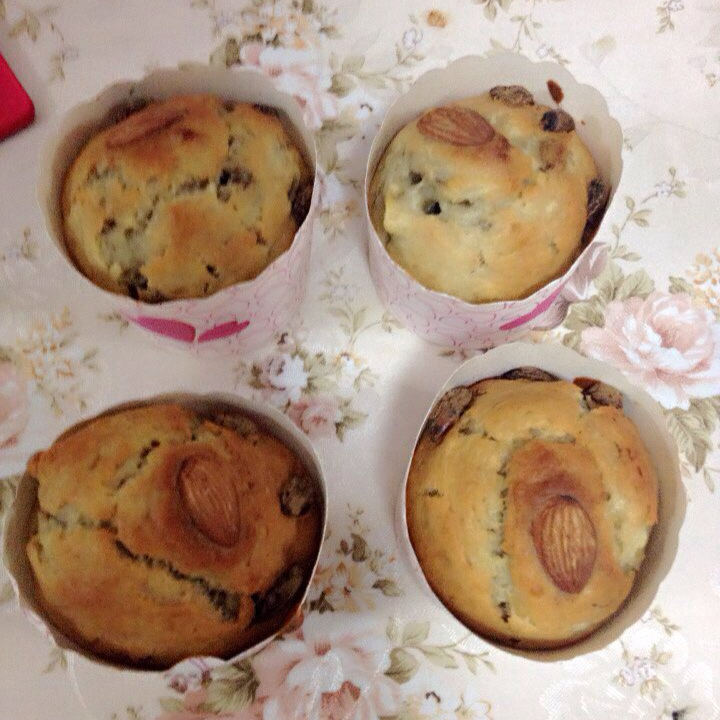 快手香蕉纸杯蛋糕