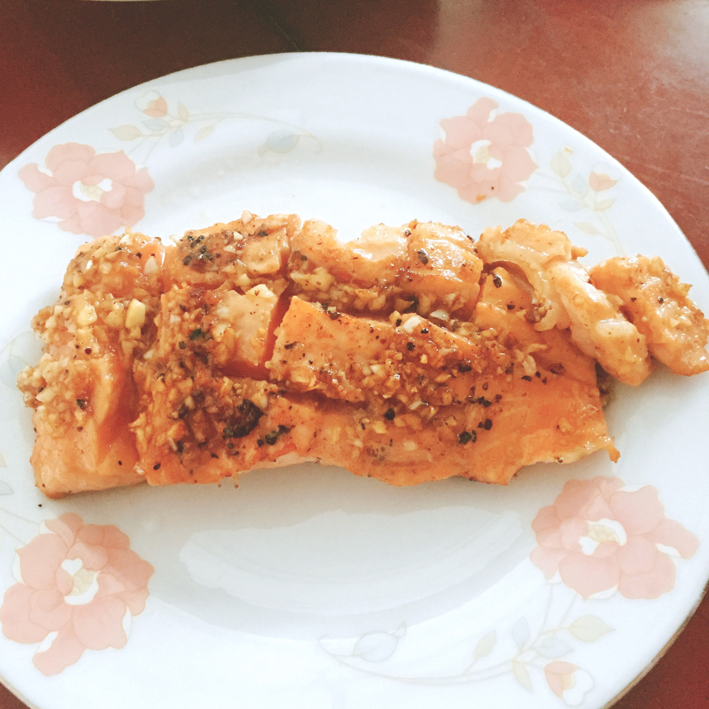 香煎三文鱼