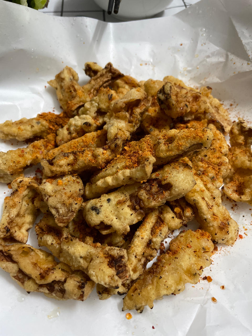 酥炸椒盐杏鲍菇