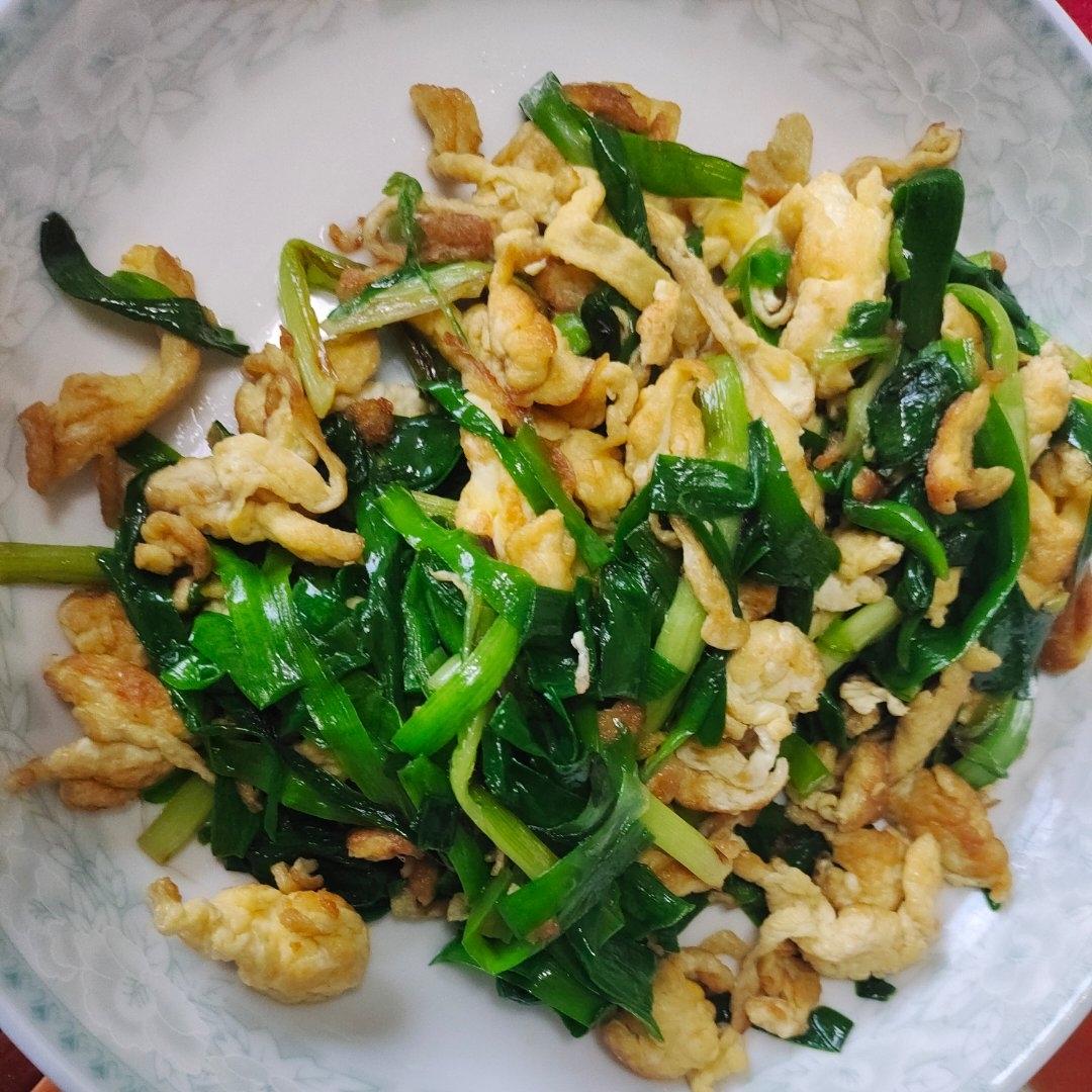 韭菜炒鸡蛋——三分钟快手下饭菜 掌握火候的秘诀