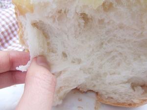 （清淡系-无黄油）冷藏中种牛奶面包---面包机版的做法 步骤12