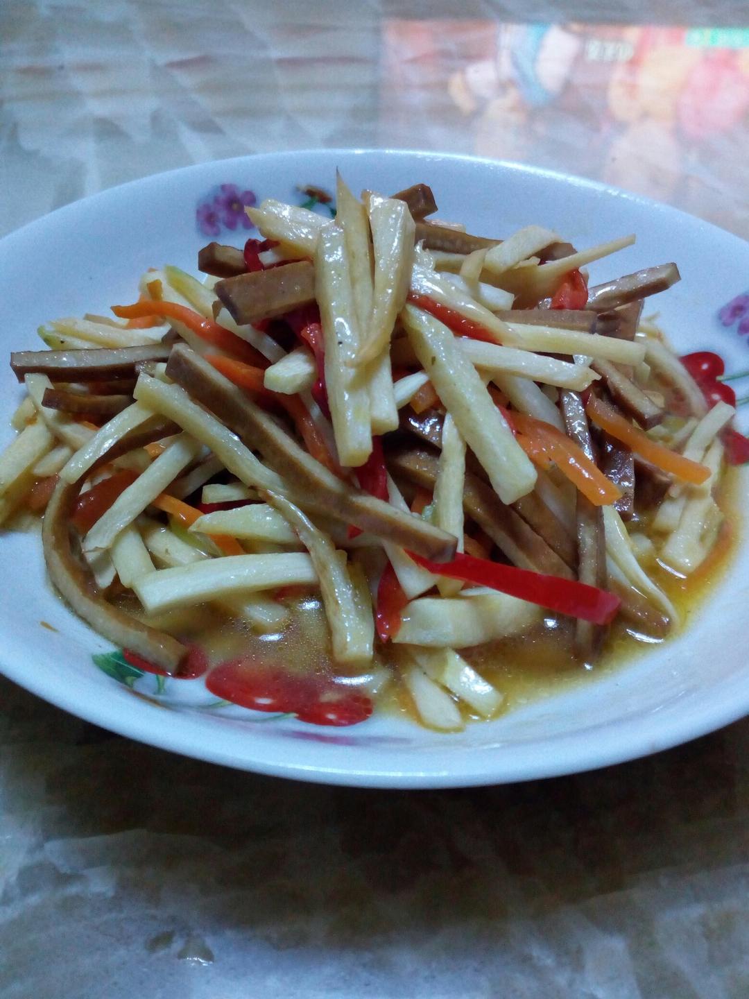 茭白肉丝