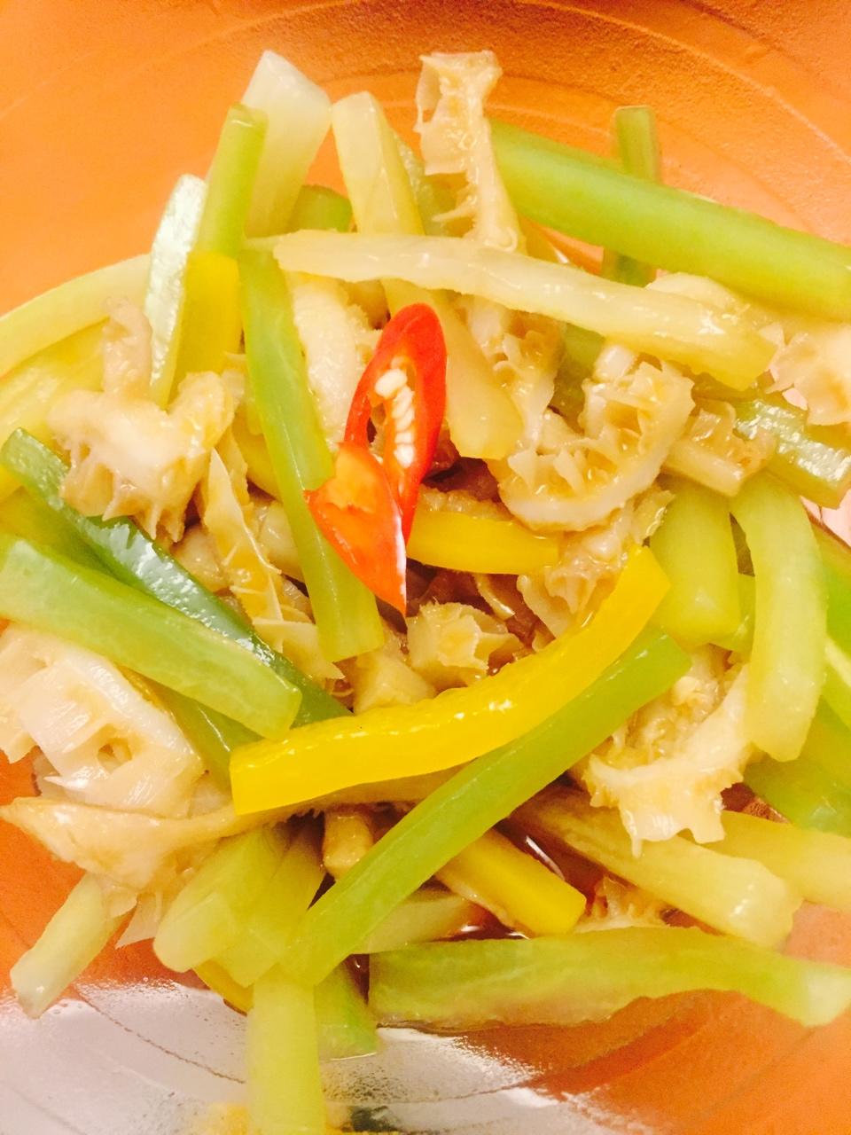 【食材包操作说明】金钱肚凉拌青笋