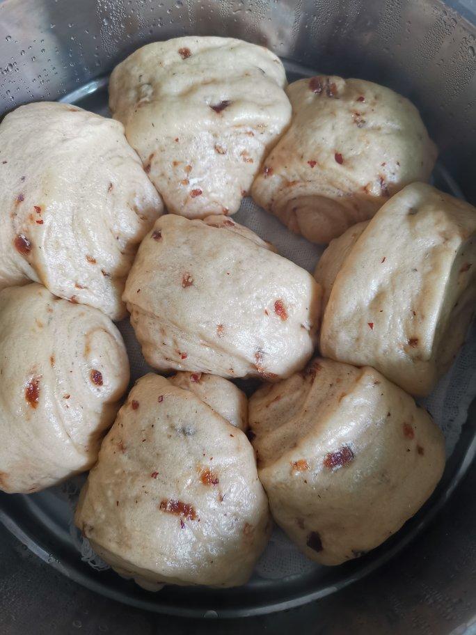 海市蜃楼0-0做的红糖红枣馒头,甜不腻人,补血益气