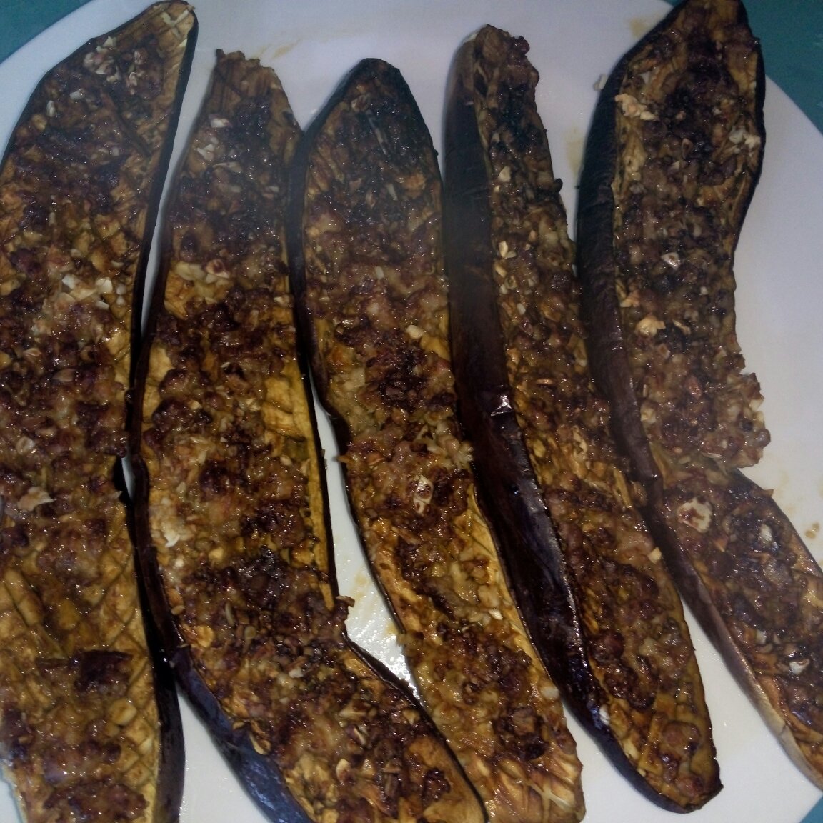 烤箱版简易烤茄子