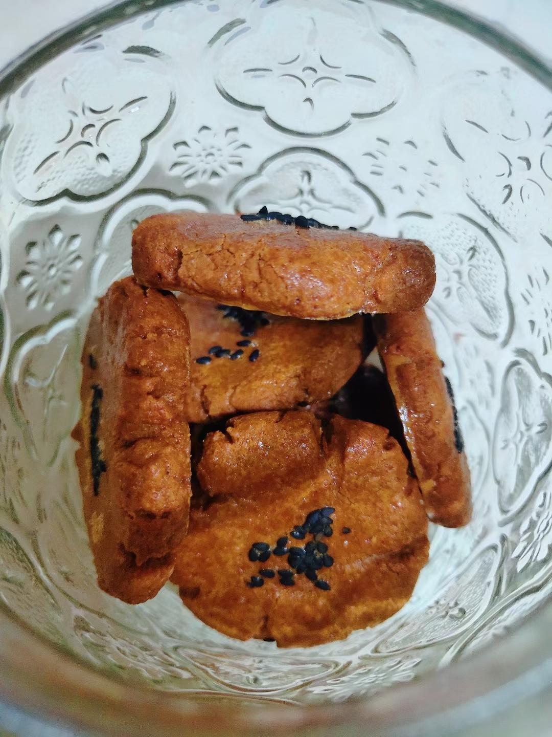 消耗熟黄豆粉～豆面桃酥