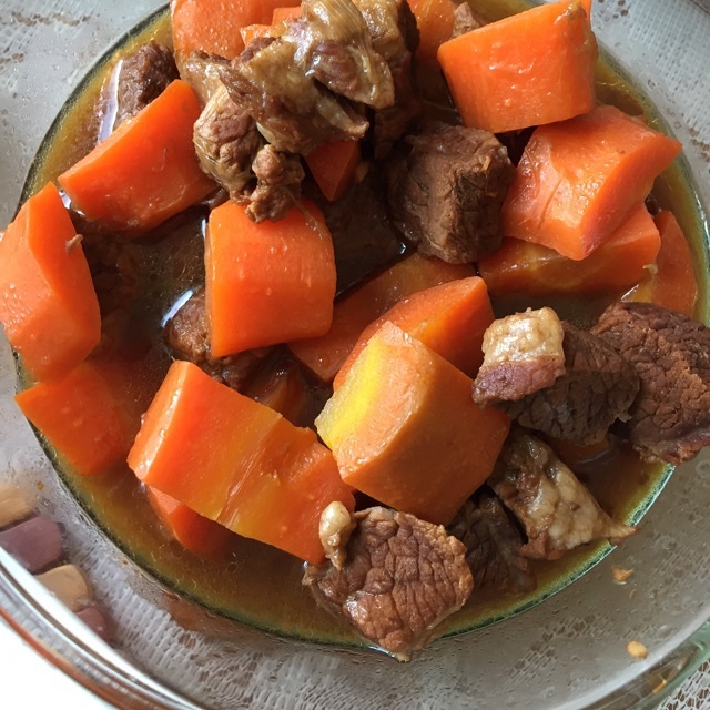胡萝卜炖牛肉（电高压锅版）的做法