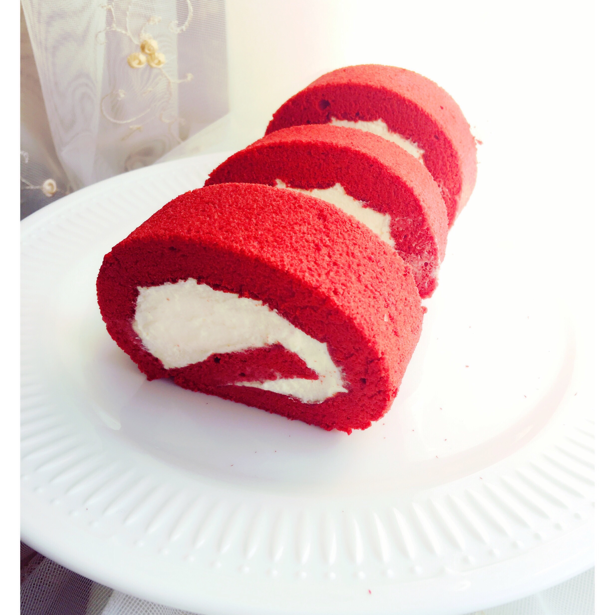 红丝绒蛋糕卷的做法 步骤4