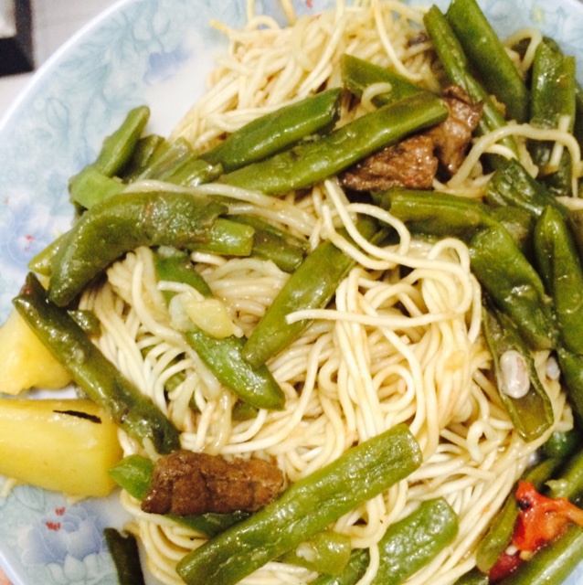 豆角焖面