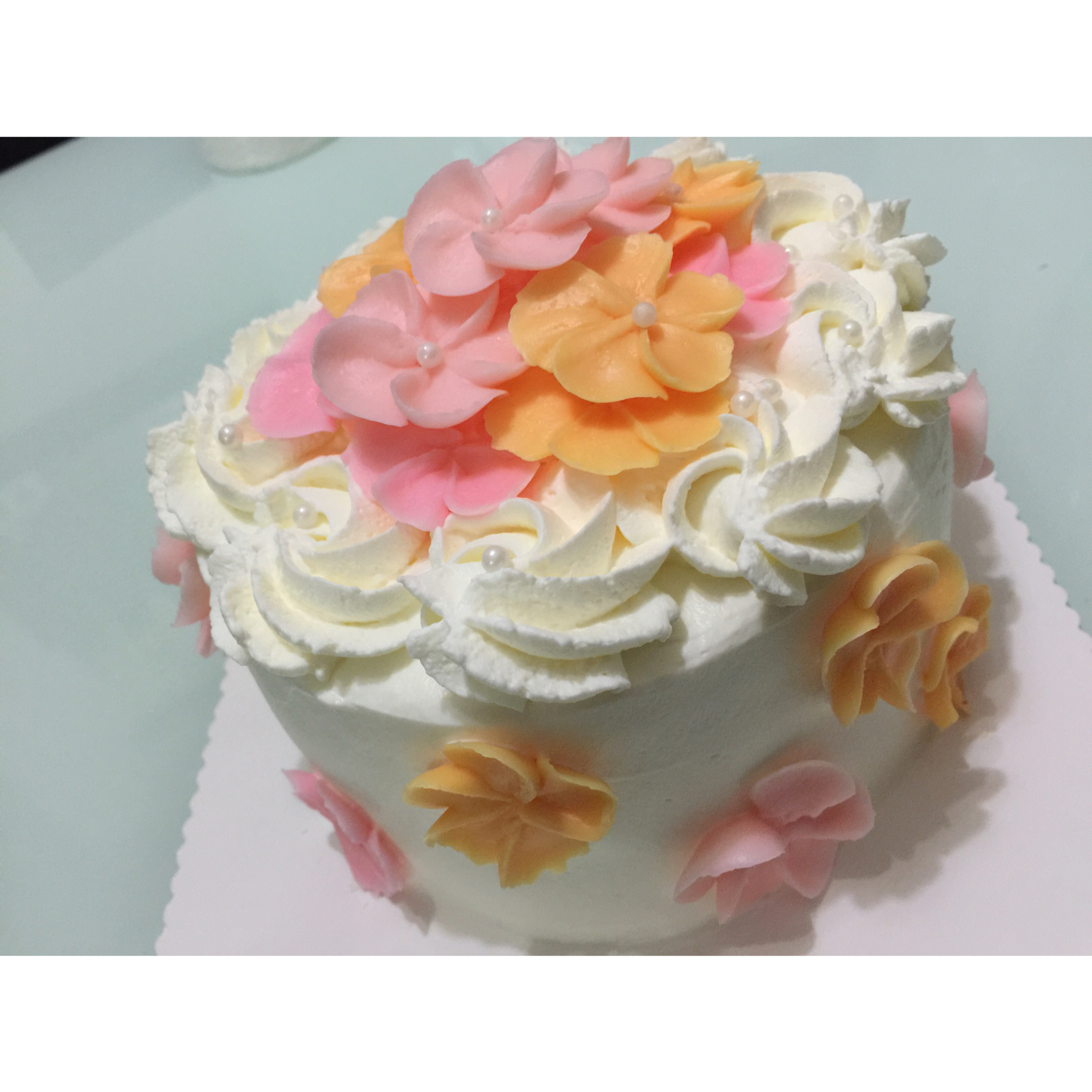 韩式裱花之五瓣花详细制作方法