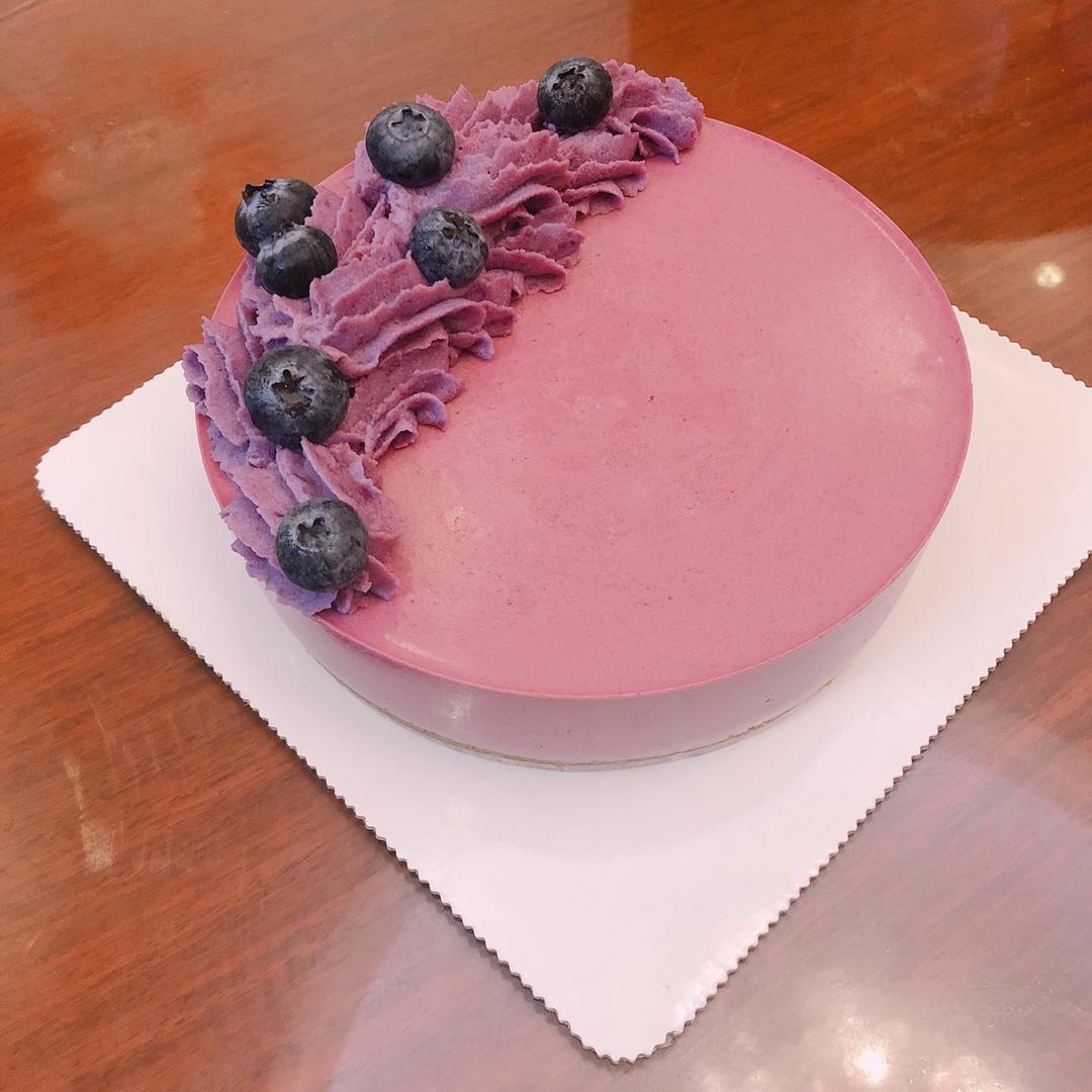 蓝莓慕斯